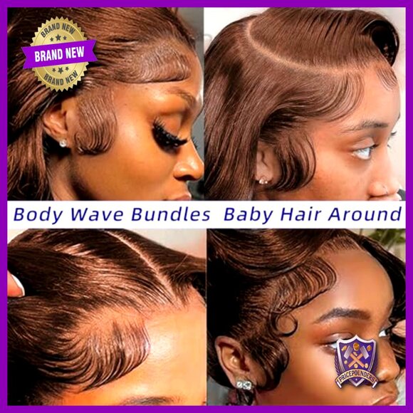 4 Bundles Body Wave Human Hair Extensions 12-30 Inch Unprocessed Virgin main image 4